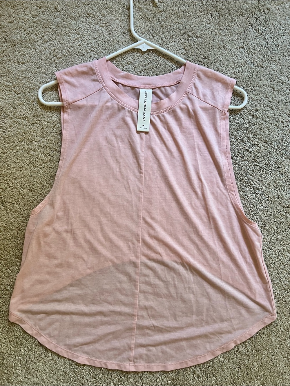 Lorna Jane Dusty Pink Muscle Tank